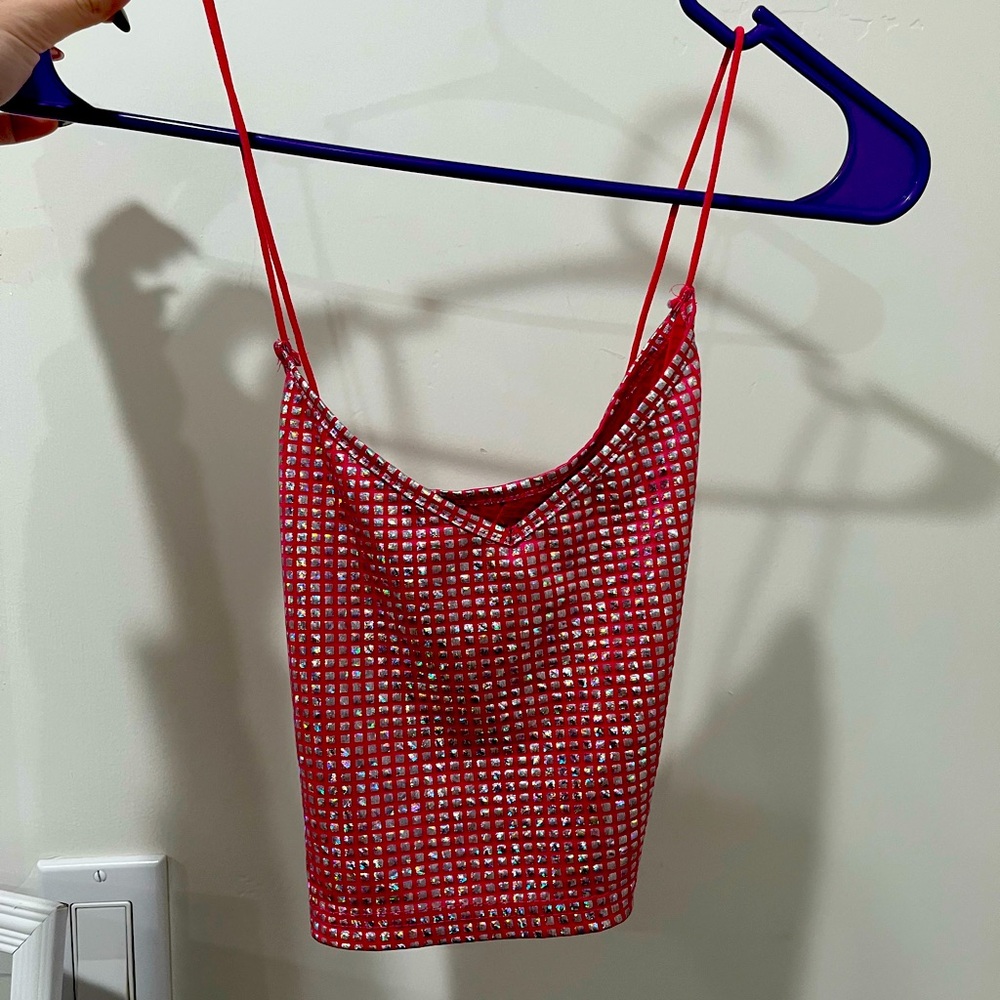 Shein Medium Going Out Disco Top